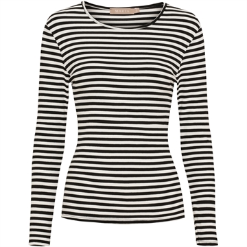 Marta Du Chateau Josiane LS Tee 49066 Black Greggio